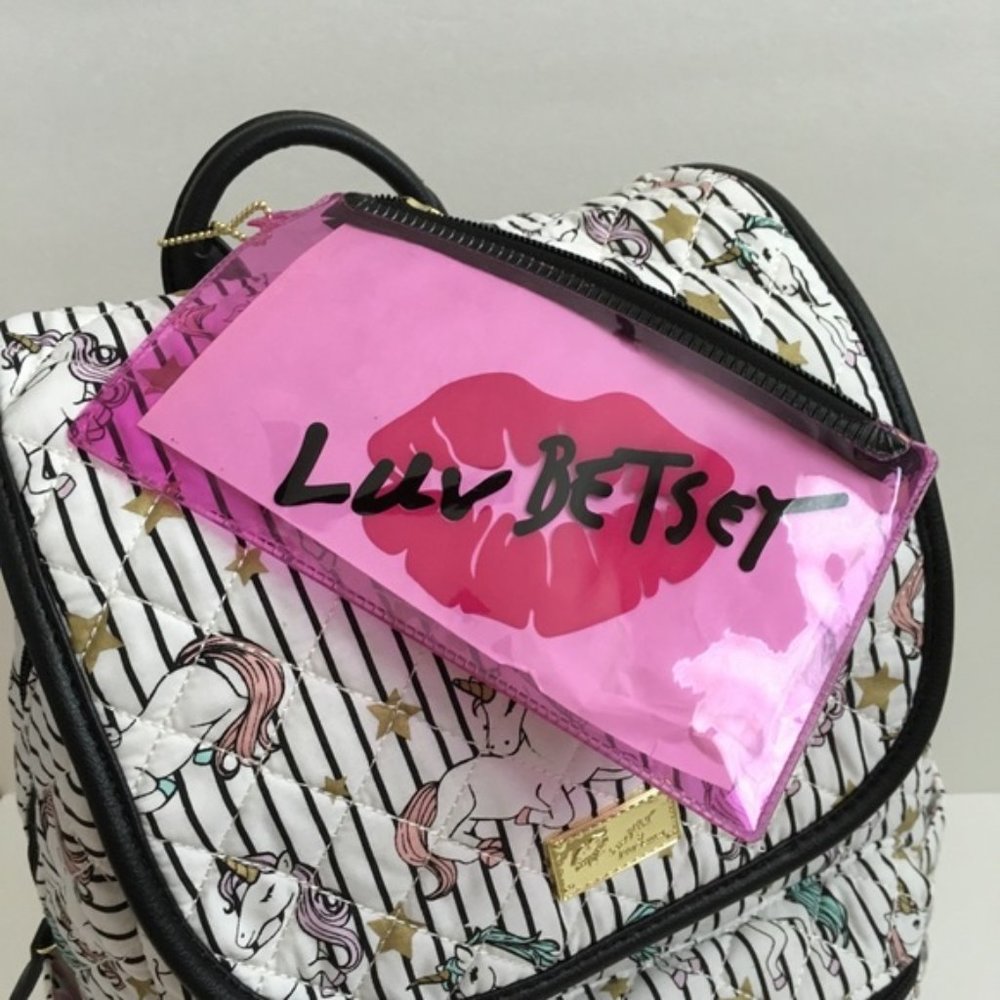 Betsey Johnson Unicorn Harajuku Kawaii Backpack - Picture 4 of 8